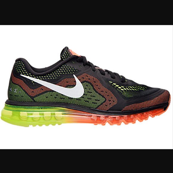 Nike Air Max 2014 Volt Orange/Red/Black Running & Training Shoe - Picture 2 of 5